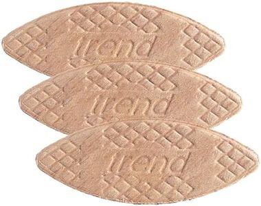 Trend 100pcs Beechwood Joining Biscuits (No. 10) for Woodworking, Joinery, and Furniture Framing, BSC/10/100 (Pack of 3)