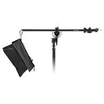 Westcott Mini Boom Arm with Rotatable arm - Includes Sandbag for Studio Photography, Video, and Microphones