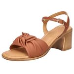 Bella Vita Made in Italy Women's Ave-Italy Heeled Sandal, Whiskey Italian Leather, 7