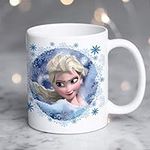 Disney Frozen Elsa Mug, Official Disney Personalised Mug Gift, Personalised Disney Frozen Mug