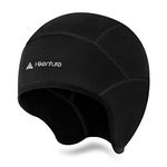 HIKENTURE Winter Skull Cap Helmet Liner Thermal Cycling Cap Windproof Warm Running Beanie Running Hat for Men Women (Black)