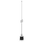 Bingfu VHF UHF 144/430MHz Mobile Radio Antenna Dual Band 136-174MHz 400-470MHz Vehicle Ham Radio NMO Mount Antenna for Car Truck Ham Radio Mobile Radio Amateur Radio Two Way Radio Marine VHF Radio