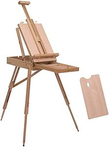 HOMCOM Wooden Art Easel Tripod Sketch Artist Painters Craft Portable Folding Drawing Board Lightweight