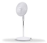 Air Monster Stand Fan - 16 Inch | Remote Control Stand Fan with 90 Degree Oscillation, 3 Speed Settings, Adjustable Height, Adjustable Tilt - ETL Listed, White