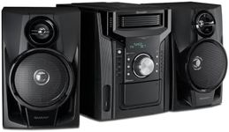 Sharp CD-BH950 Sharp 240W 5-Disc Mini Shelf Speaker System with Cassette and Bluetooth