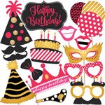 Wobbox Happy Birthday Props, Birthday Party Props, Happy Birthday Decoration Items, Birthday Celebration Decoration Kit (FP85)