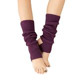 AWOCAN Leg warmers for girls Knitted Stirrup Leg Warmers for women Winter Extra Soft long leg warmers for Ballet Yoga Dance