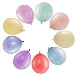 Prextex 150 Pastel Party Balloons 12 Inch 10 Assorted - Bulk Pack of Strong Latex Macaron Balloons for Easter Decorations, Party Decorations, Birthday Parties Supplies - Helium Quality