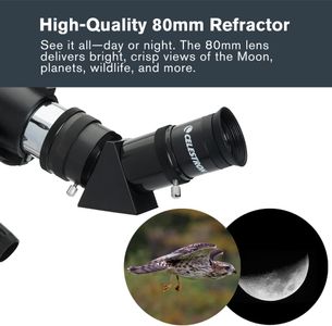 Celestron Travel Scope 80mm Portable Telescope – Compact Refractor
