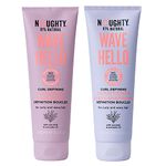 Noughty 97% Natural Wave Hello Shampoo and Conditioner, Vitamin-Rich Formula for Curly and Wavy Hair, with Marine Algae and Avocado Oil, Vegan Hair Care Without Sulfates 2 x 250ml