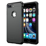 ImpactStrong iPhone 8 Plus Case/iPhone 7 Plus Case Heavy Duty Dual Layer Protection Cover Heavy Duty Case Compatible with iPhone 7 Plus / 8 Plus - Gun Black