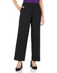 Symbol Premium Women's Relaxed Business Casual Pants (SBP-SS24-WTR-710_Black_34)