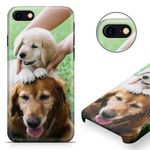 iPhone SE 2022 Personalised Photo Phone Case | Customize with Photos, 3D Custom iPhone SE 2022 Picture Case/Cover | Glossy 3D Snap Hard Case for iPhone SE (2022)