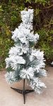 Urvi Creations 2 Ft Beautiful Different Type Artificial Heavy Snow Effect Xmas/Christmas Tree/Pine Tree for Christmas Decoration