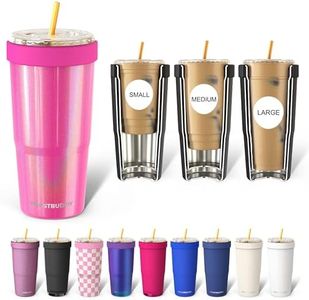 Frost Buddy Togo Buddy 30 oz Stainless Steel Vacuum Insulated Tumbler To Go Coffee Cup – Iced Coffee Cups, Iced Coffee Sleeve, Travel Mug, Thermal Cup for Hot & Cold Drinks, Dunkin Cup (Love Sparks)