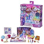 Hasbro My Little Pony: A New Generation Movie Story Scenes Critter Creation Izzy Moonbow - Toy with 25 Accessories and 3-Inch Purple Pony F2935