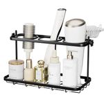 susswiff Free-Standing Hair Dryer Holder, Hair Tool Organizer，Adjustable Height Dresser Organizer for Hair Dryer Accessories, Cosmetics, Toiletries