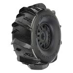 Pro-line Racing 1/7 Dumont Fr/Rr Sand/Snow Mojave Tires Mounted 17mm Blk Whls 2 PRO1018910