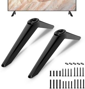 TV Stand Legs for Samsung TV Replacement Stand Base for Samsung UN32N5300 UN32J4000AF UN32J5205AF UN32J4002FXZA UN43NU6900F UN43NU6950FXZA TV Legs for Samsung with Screws (Upgraded Version)