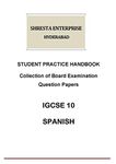 Student Practice Handbook IGCSE Class 10 SPANISH WITH AUDIO CD : Collection of Board Examination questions with Audio CD from last few years and marking scheme No Answers