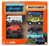 Matchbox Toy Cars or Trucks 8-Pack, Set of 8 Die-Cast 1:64 Scale Vehicles, Themed Multipack, Including 1 Exclusive (Styles May Vary)