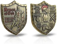 AtSKnSK Put On The Whole Armor of God Challenge Coin Eph 6:13-17 3D Commemorative Collection Item