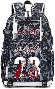 Lorh's store Jugador de Baloncesto Estrella Michael J-ordan Mochila multifunción Estudiante de Viaje Mochila para fanáticos para Hombres Mujeres (Estilo 9)