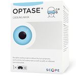 OPTASE Cooling Eye Mask - Gel Eye Mask for Seasonal Inflammation Relief - Cold Eye Mask with HydroCool Technology - Cold Eye Compress for Puffy Eyes - Symptom Relief Eye Gel Mask for Dry Eyes