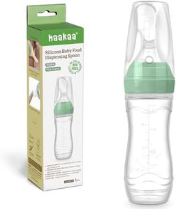 haakaa Silicone Baby Food Dispensing Spoon - Pea Green