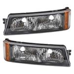 CarLights360: For 2003 2004 2005 2006 Chevy Silverado 2500 HD Turn Signal/Parking Light Assembly Driver and Passenger Side Pair CAPA Certified Type 2 | GM2520185 GM2521185