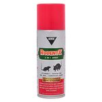 Aerol Rodent-X Rat Repellent 2 in 1 Spray - Protects Cables, Wires and rubber components of Cars & Homes From Mice and Rats, Grade 2198, 157g/225ml