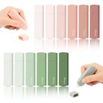 12PCS Correction Tape, 19.7 Feet Each White Out Tape Pen, Easy Fast Eraser Whiteout Tape Liquid Paper for Students Note Taking School Office Supplies (Green+Pink)