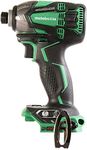 Metabo HPT 18V Cordless Impact Driver, Triple Hammer Technology, Powerful 1, 832 in/Lbs Torque, Variable Speed Trigger, IP56 Compliant, LED Light, Tool Only (WH18DBDL2Q4)