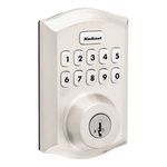 Kwikset Home Connect 620 Smart Lock Deadbolt with Z-Wave Technology, Works with Ring Alarm, Samsung Smartthings and More, Z-Wave Hub Required, Traditional Design in Satin Nickel