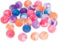 Neliblu Amazaque Bulk Set of 500 Bouncy Balls for Kids - Small Mini Bounce Balls - Colorful Rubber High Bouncing Balls for Kids - Neon Bouncing Balls for Birthday Gift, Game Prizes - Pack of 500