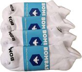 BOMBAS Women's Solids Ankle White S