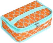 MIER Portable Thermal Insulated Cooler Bag Mini Lunch Bag for Kids, Orange