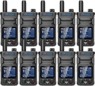 OMIZN T6 Ultra-Slim Global Walkie Talkie Unlimited Range Over 4G LTE, AES-256 Encrypted PoC Two Way Radio for Security, Family, Outdoor, Business
