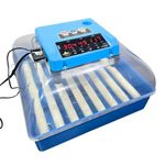 HatchPro 40 Eggs Fully Automatic Incubator, Blue, with THT20 Digital Temperature Control and Humidity Display, Auto Egg Turning