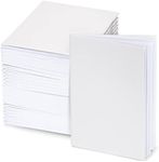 24 Pack Blank Books for Kids To Write Stories - A6 White Notebooks Bulk - Unlined Travel Journals Scrapbooks for Students Sketching (4.3x5.5 in)