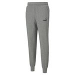 PUMA Men's Logo Tr Cl Knitted Pants, Medium Gray Heather, M UK