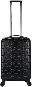 Bioworld Mickey Mouse 21 Molded Carry-On Luggage Mickey and Minnie Heads Hardside Rolling Luggage