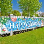 Pool Birthday Banner