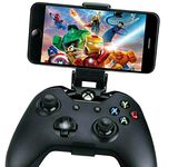 Mobile Gaming Clip For Xbox One Controller Phone Mount Support Clip, Adjustable Mobile Phone Gaming Holder Mount Clip for Xbox One Controllers & Steel Series Nimbus & XL Wireless Gaming Controller