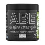 Applied Nutrition ABE Pre Workout - All Black Everything Pre Workout Powder, Energy & Physical Performance with Citrulline, Creatine, Beta Alanine (315g - 30 Servings) (Sour Apple)