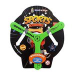 Virtual World Toy Flying Disc Throwing Sport Night Glowing Sports Returning Boomerang for Beginners and Young Thrower - Multicolor