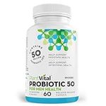 PlantVital Probiotic Supplement for Men - 50 Billion CFUs, 15 Strains Probiotics for Men - Supports Prostate, Digestive, and Gut Health - 2 Month Supply, 60 Capsules
