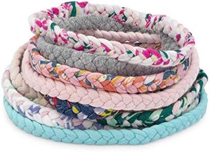 Parker Baby Girl Braided Headbands, Assorted 10 Pack of Hair Accessories for Girls -"Wildflower Set"