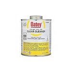 OATEY Clear PVC Cleaner, Clare Clea