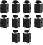 VGOL 10Pcs 3.5mm 3 Pole Stereo Jack Socket 3 Pin Female Panel Mount Connector Accessories for Household Appliances Televisions Stereo Systems Stereo Systems